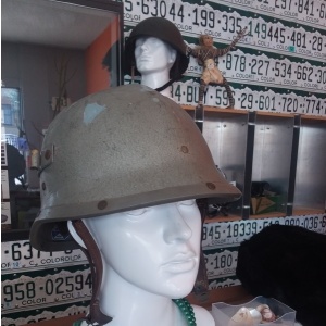 Vintage Hungarian Fire Helmet