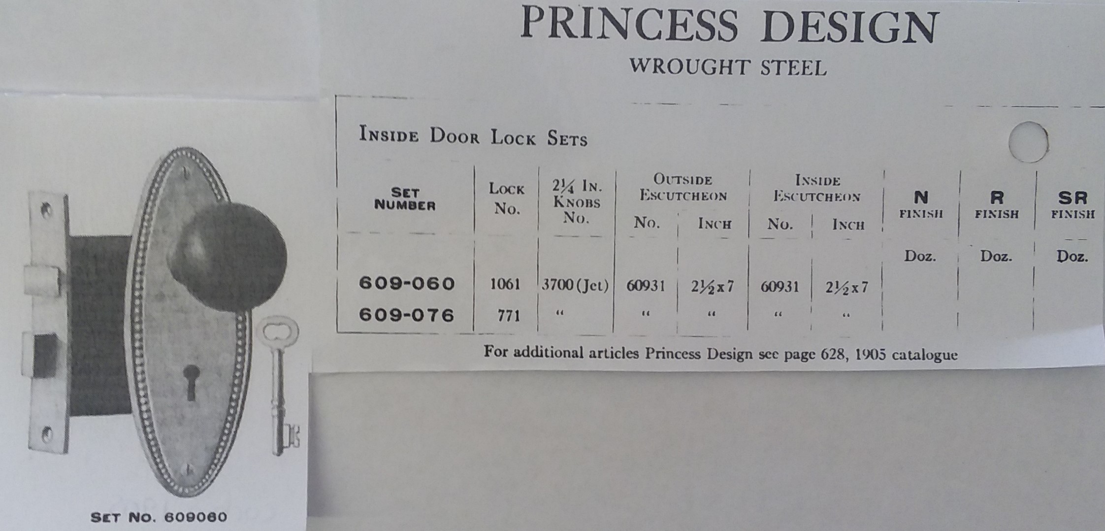 Corbin Princess Door Plate - Image 2