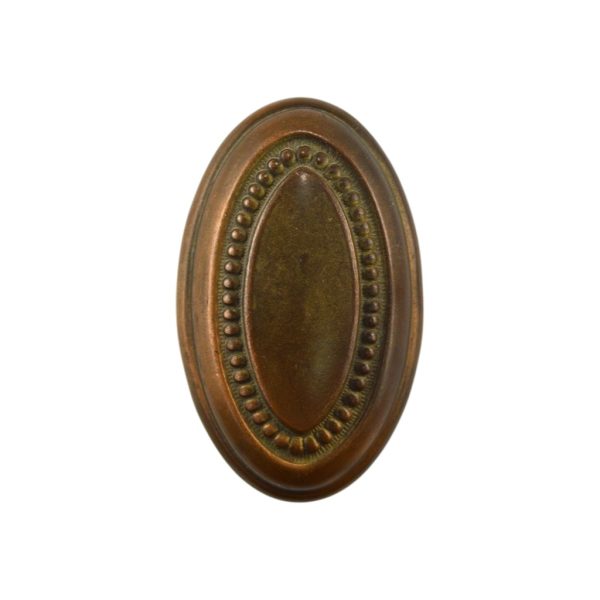 Bronze Oval Bead Doorknob