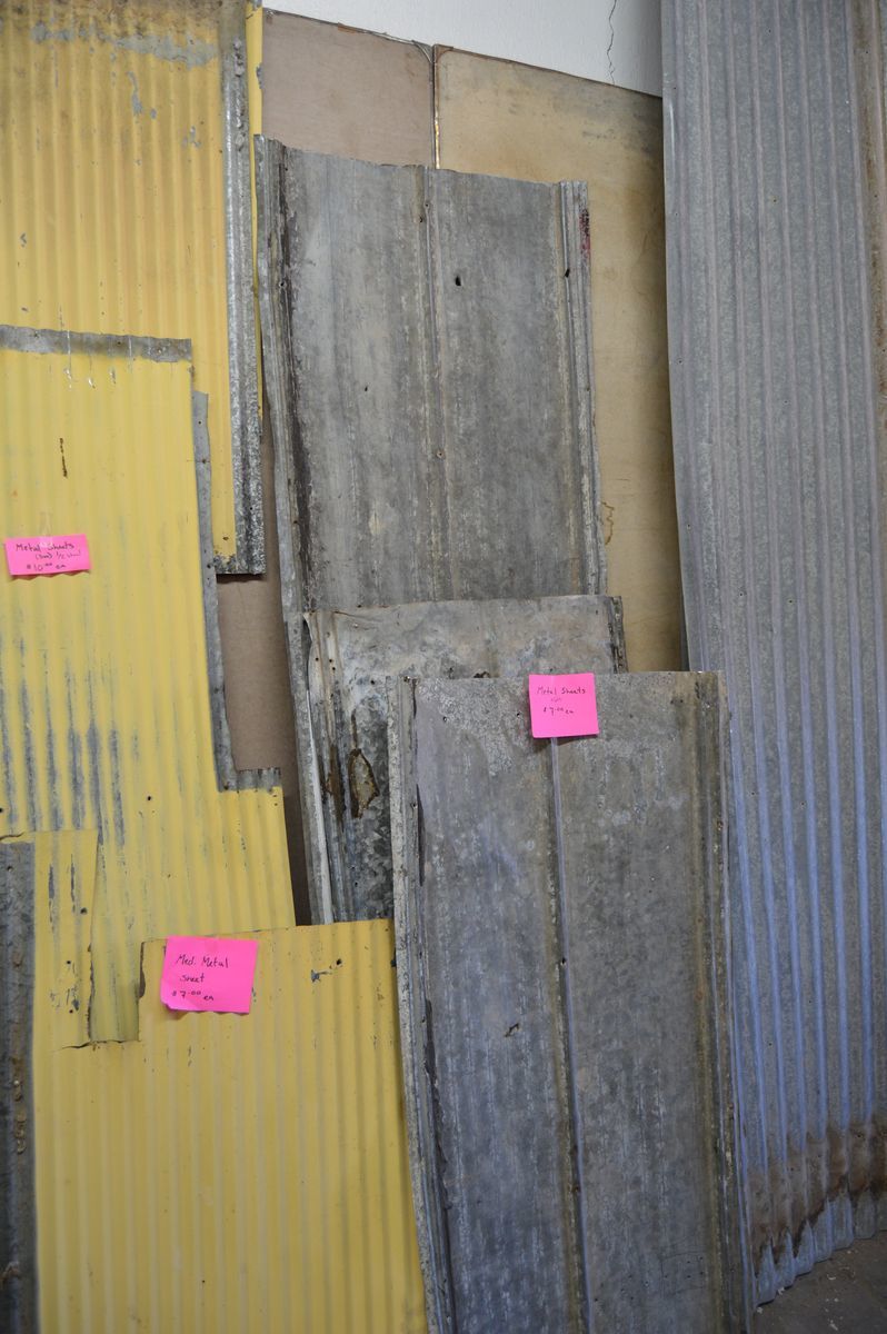 Reclaimed Metal Roofing