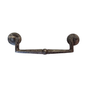 Handle 14 Silver Bail Handle with Rosettes
