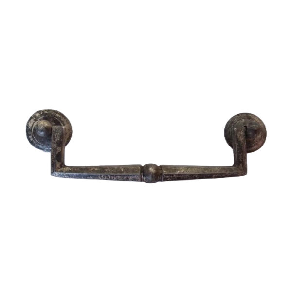Handle 14 Silver Bail Handle with Rosettes
