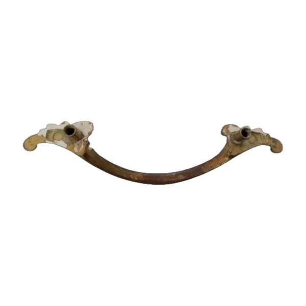 Handle 19 Brass French Provincial Handle with White Accents - Image 2