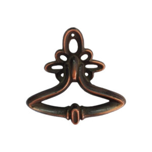 Handle 35 Vintage Copper Finish Faux Bail Pull