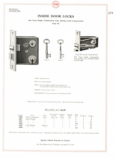 Mortise Lock Box by Penn 2327 - Image 4