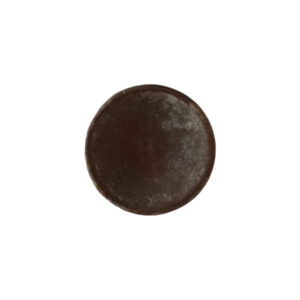 Furniture Knob 1 Dark Round Concave Wood Knob
