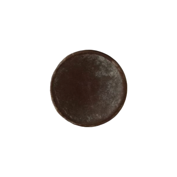 Furniture Knob 1 Dark Round Concave Wood Knob