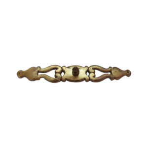 Furniture Knob 9 Brass Knob with Decorative Back Plate
