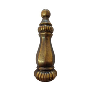 Handle 80 Brass Finial Shaped Handle