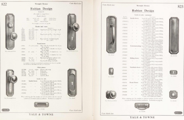 Yale and Towne Rubian Face Plate - Image 2
