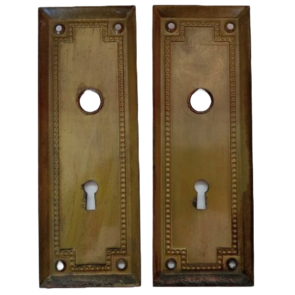 Lockwood Franklin Door Plate Pair