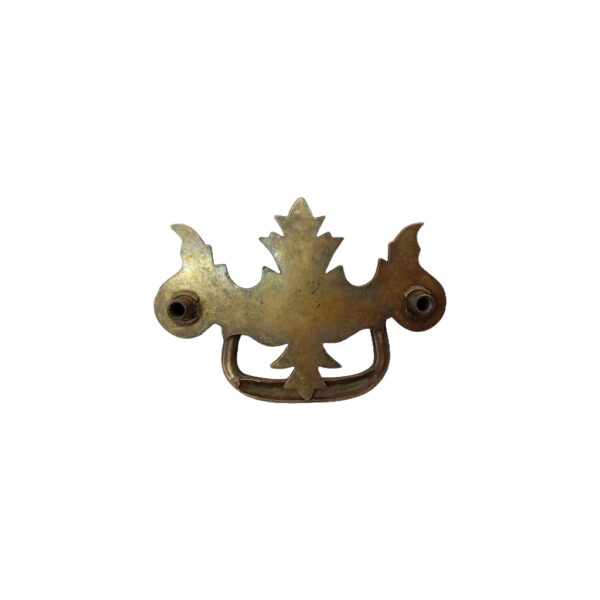 Handle 178 Brass Finish Colonial Batwing Handle - Image 2
