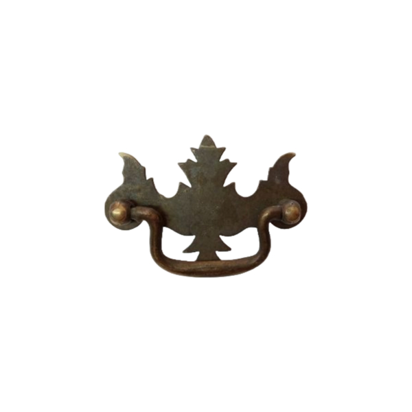 Handle 178 Brass Finish Colonial Batwing Handle