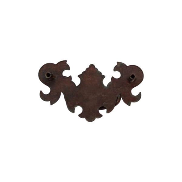 Handle 12b Brass Finish Colonial Batwing Handle - Image 2
