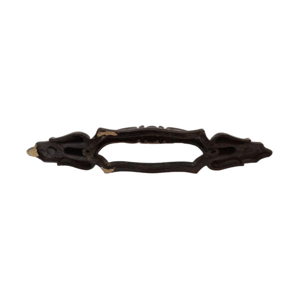 Handle 181 Oiled Brass Floral Handle - Image 2