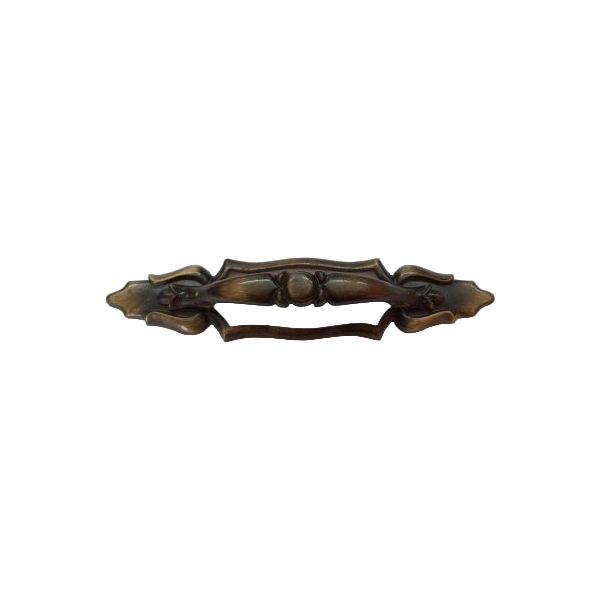 Handle 181 Oiled Brass Floral Handle