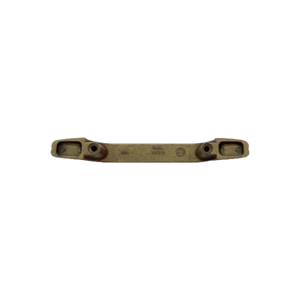 Handle 185 Oiled Brass Handle with Rope Border - Image 2