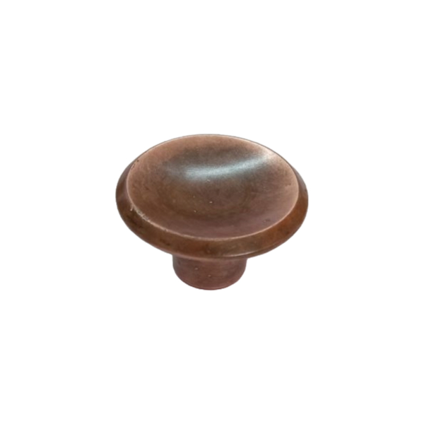 Knob 32 Round Copper Concave Knob