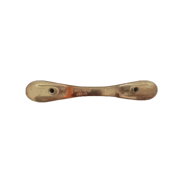 Handle 190 Amerock Brass Handle with Bead Border - Image 2