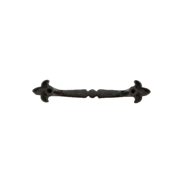 Handle 194 Oiled Brass Fleur de Lis Handle - Image 2