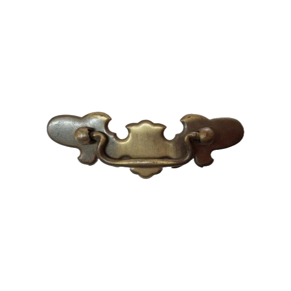 Handle 204 Brass Finish Colonial Batwing Handle