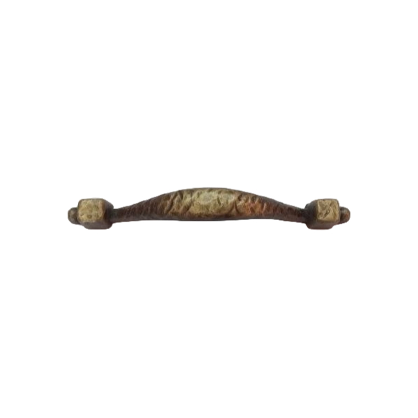 Handle 222 Oiled Brass Mission Style Bar Handle