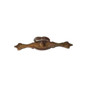 Knob 35 Brass Ring Knob with Backplate