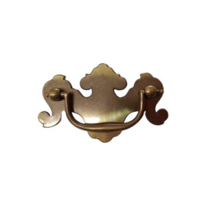 Handle 74var Oiled Brass Colonial Batwing Handle