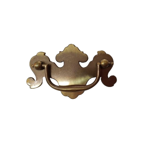 Handle 74var Oiled Brass Colonial Batwing Handle