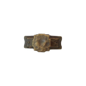 Knob 43 Amerock Mission Hammered Knob with Backplate