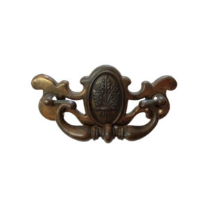 Handle 238 Brass Batwing Handle with Wheat Motif