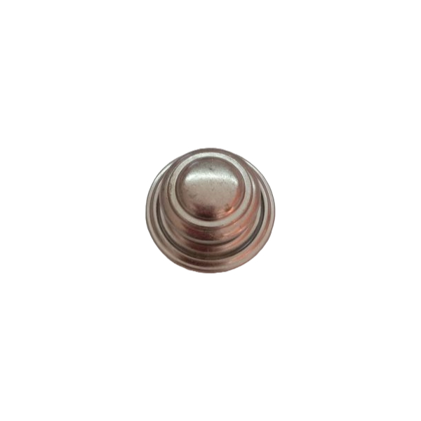 Knob 52 Round Silver Knob with Round Back Plate