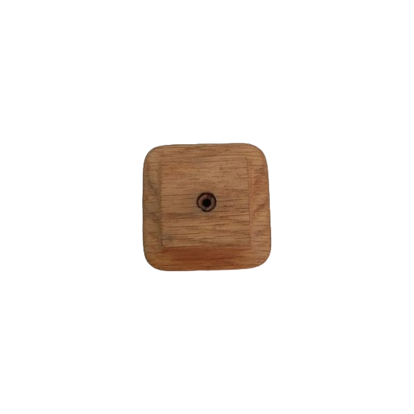 Knob 53 Oversized Square Wood Knob - Image 2