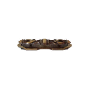 Handle 253 Amerock Oiled Brass Mission Style Handle with Backplate