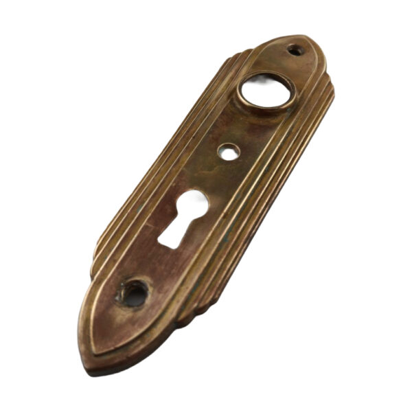 Dexter Lock Door Plate Brass