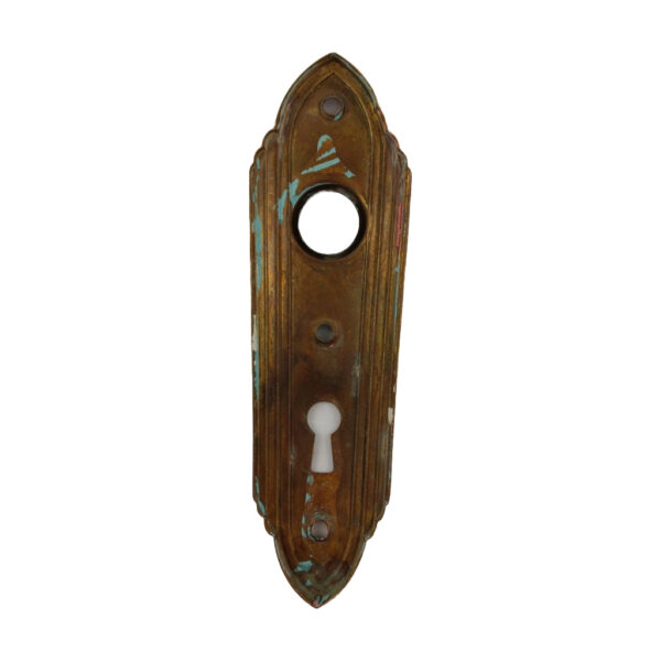 Dexter Lock Door Plate Brass