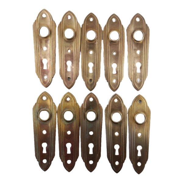 Dexter Lock Door Plate Brass