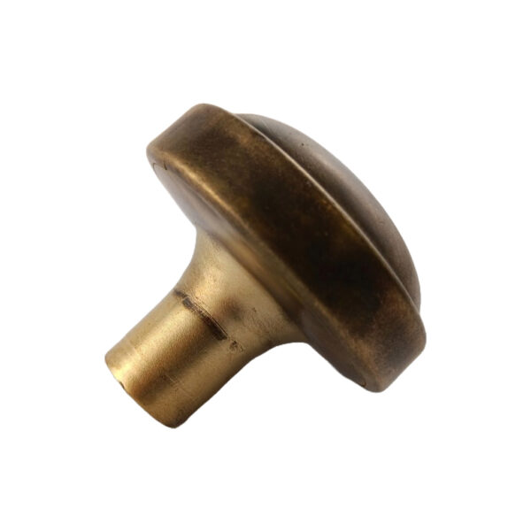 Rimmed Doorknob with Bronze Wrap