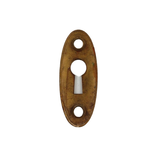 Stamped Brass Keyhole Cover
