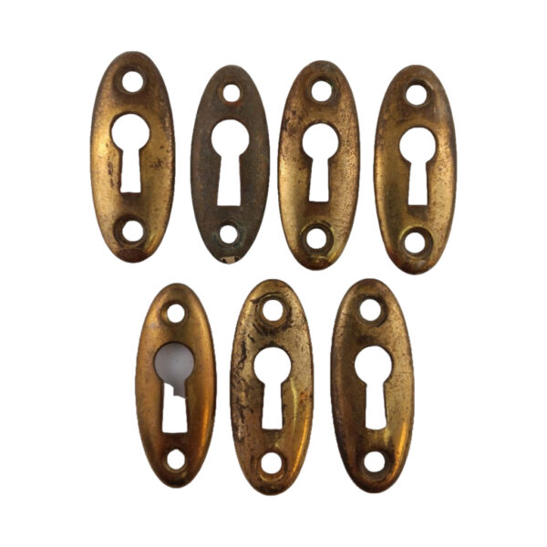 Stamped Brass Keyhole Cover