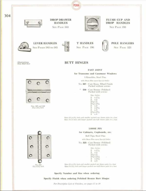 Penn Ball Hinge