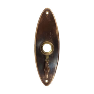 Oval Door Plate with Latch