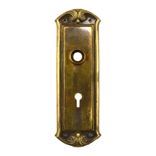 Pexto Bristol Door Plate Brass
