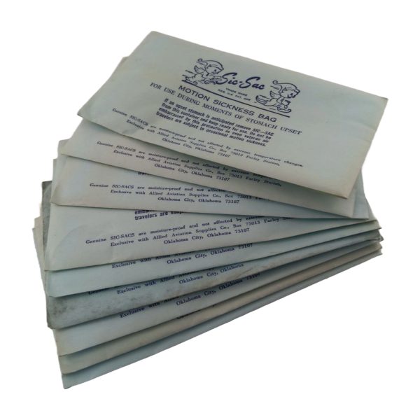 Vintage Motion Sickness Bag