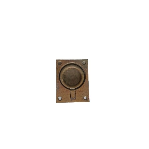 Large Brass Flush Ring Lift