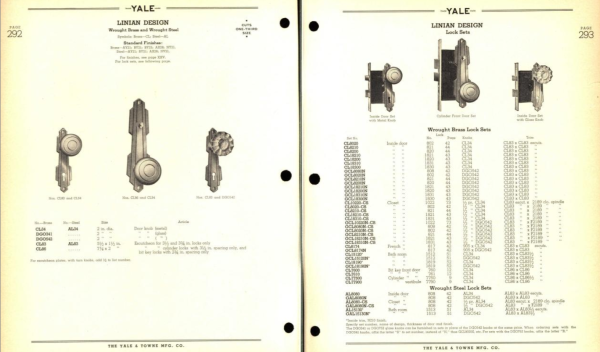 Yale Linian Door Plate - Image 3
