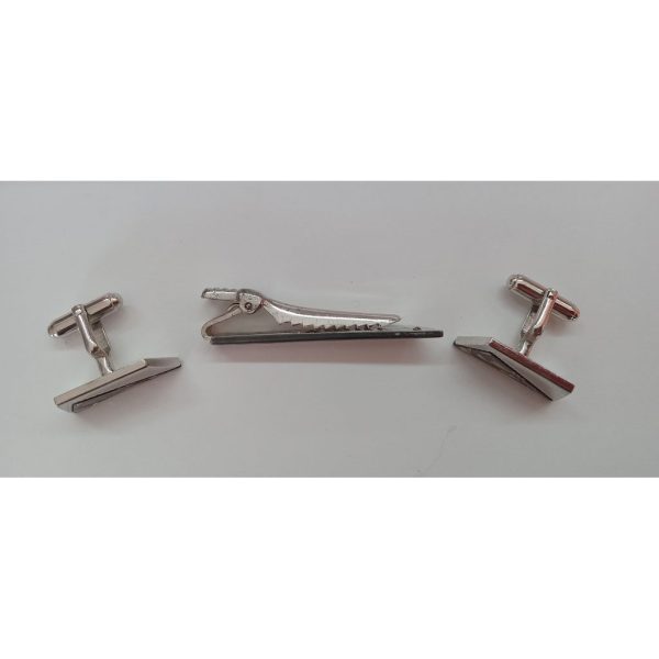 Vintage Anson Silver Filled Cufflinks and Tie Clip