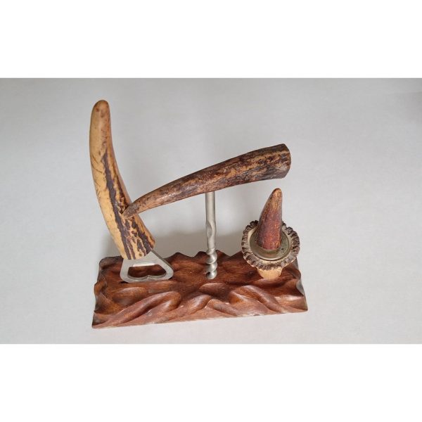 Vintage Antler Bar Set