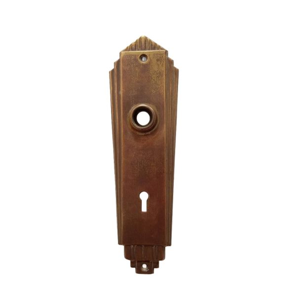 Sargent Radial Exterior Door Plate Brass