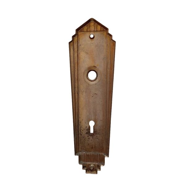 Sargent Radial Exterior Door Plate Brass